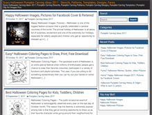 Tablet Screenshot of halloweenpumpkincarvings.com